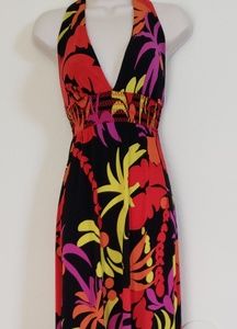 Dark tropics Maxi Dress